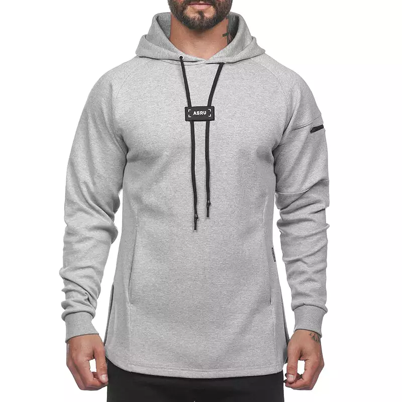 Men's Pullover Hoodie Sports Tops Spring Autumn Soft Breathable Sweat-absorbing Sports Tops Outdoor Casual Basketball Training R