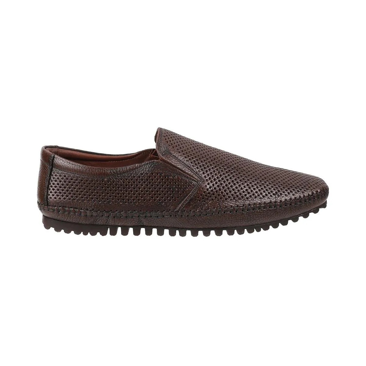 Metro Men Brown Casual Loafers