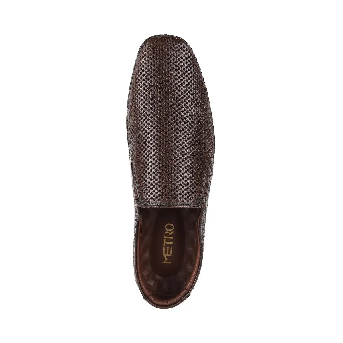 Metro Men Brown Casual Loafers