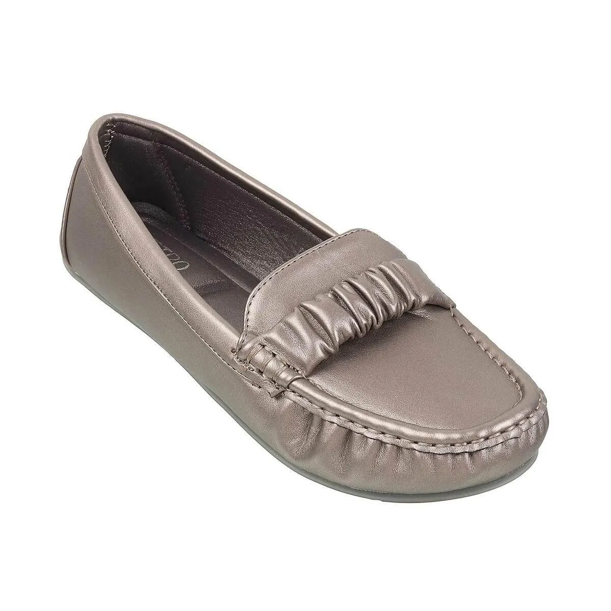 Metro Women Grey Casual Loafers