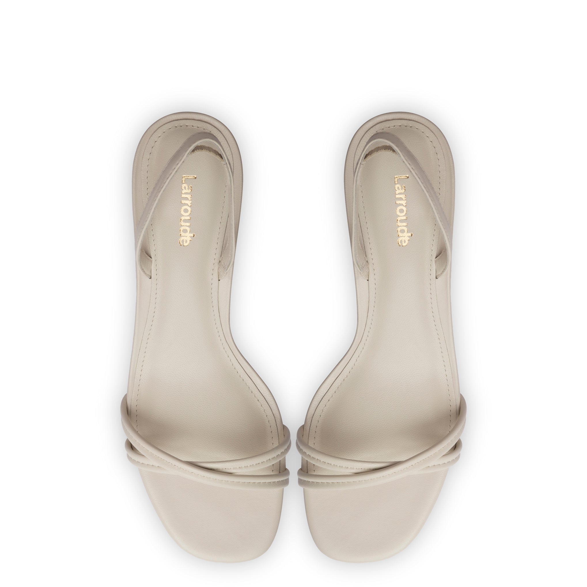 Mini Annie Sandal In Ivory Leather