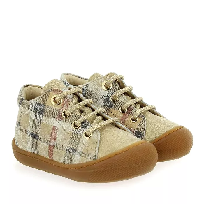 NATURINO COCOON imprimé Scots Platinium Burberry chaussures botillons