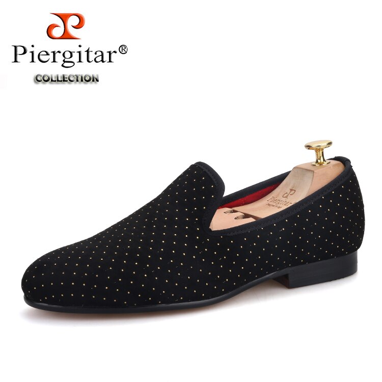 Polka dots handmade casual loafers flats