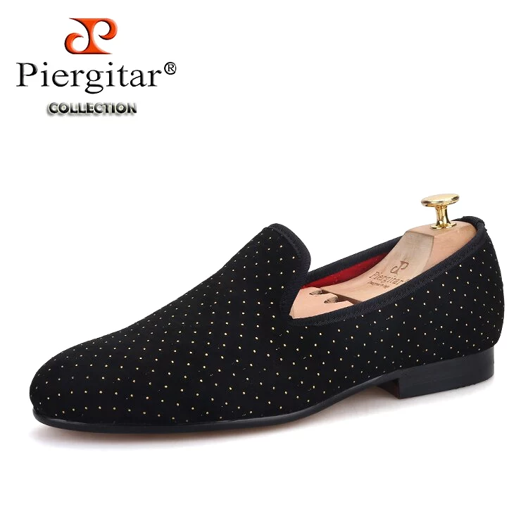 Polka dots handmade casual loafers flats