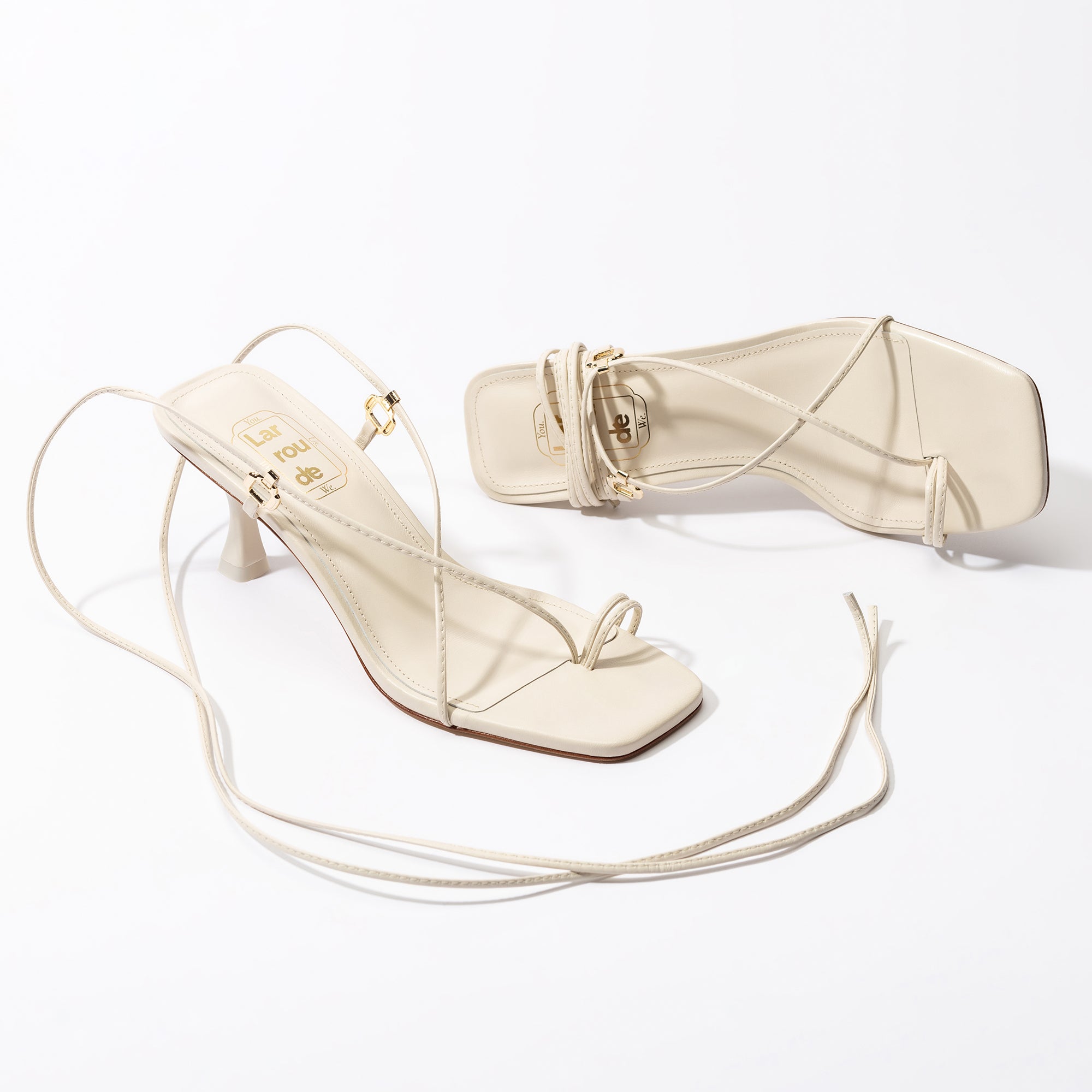 Portofino Sandal In White Leather