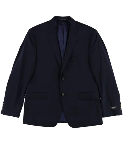 Ralph Lauren Mens Basic Two Button Blazer Jacket, TW1