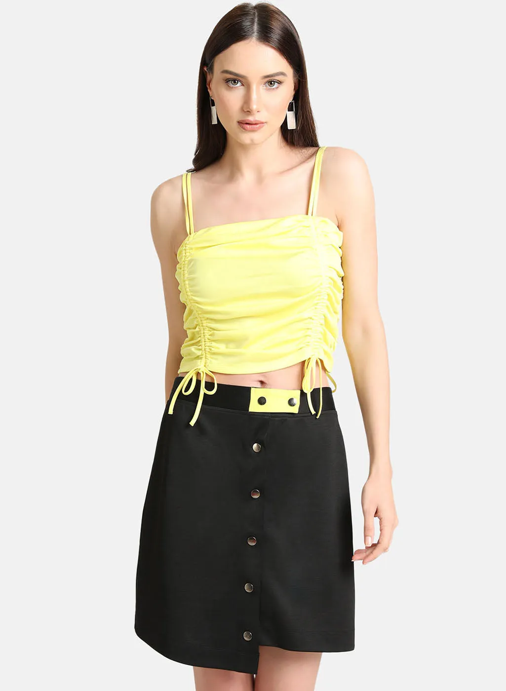 Ruched Crop Top