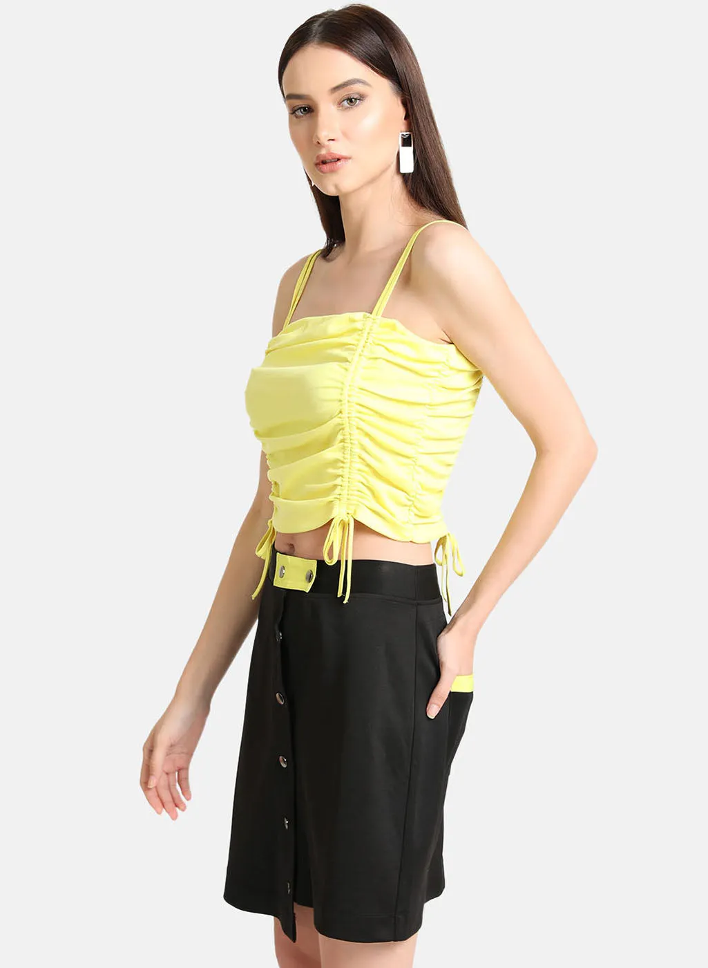 Ruched Crop Top