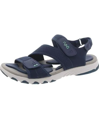 Ryka Dominica Womens Textured Contrast Trim Sport Sandals