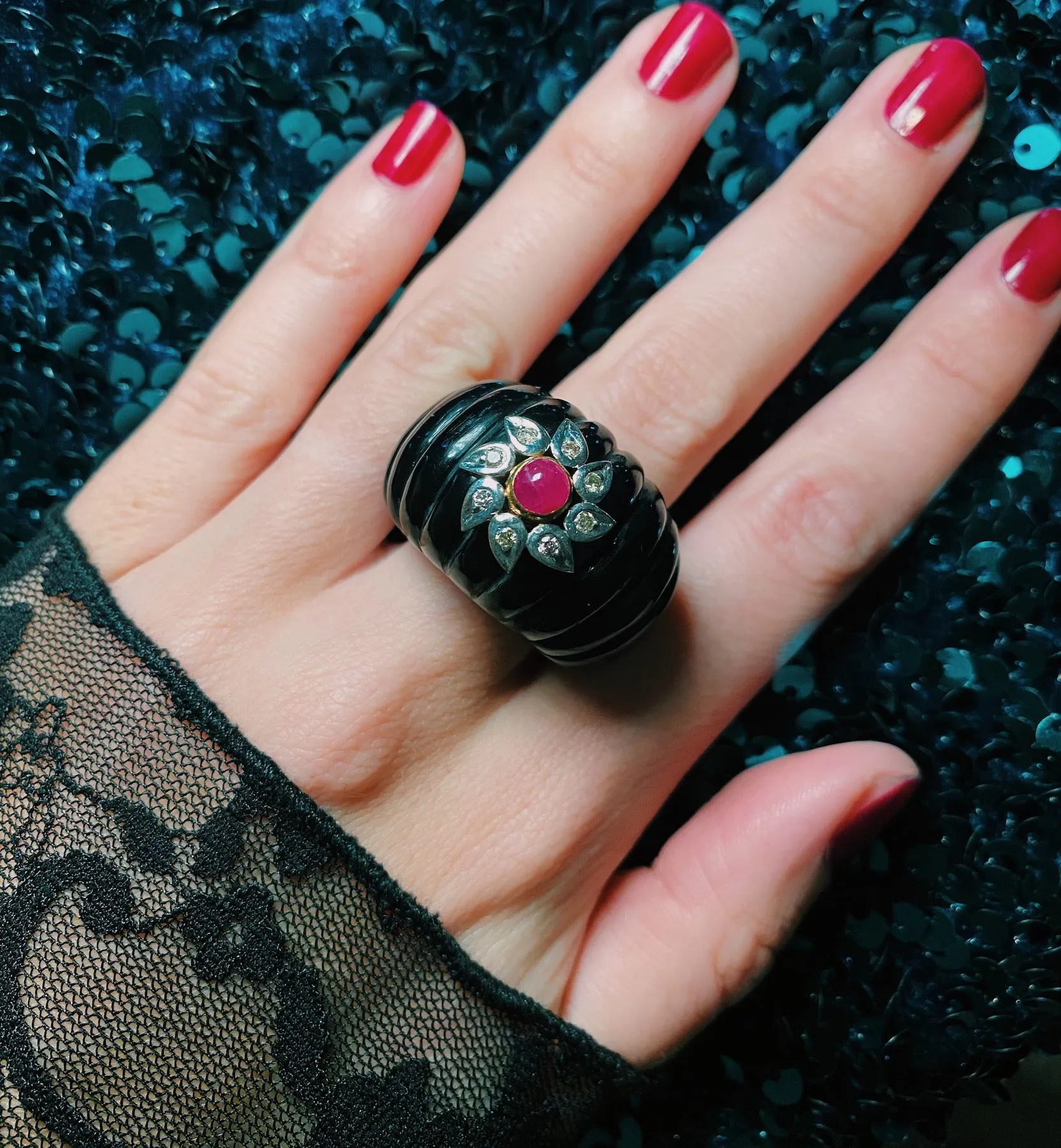 Sacred Lotus Ring