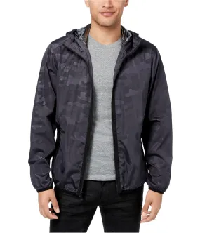 Sean John Mens Full Zip Hooded Windbreaker Jacket