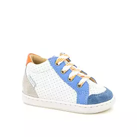 SHOO POM BOUBA ZIP BOX Blanc Cobalt Botillons