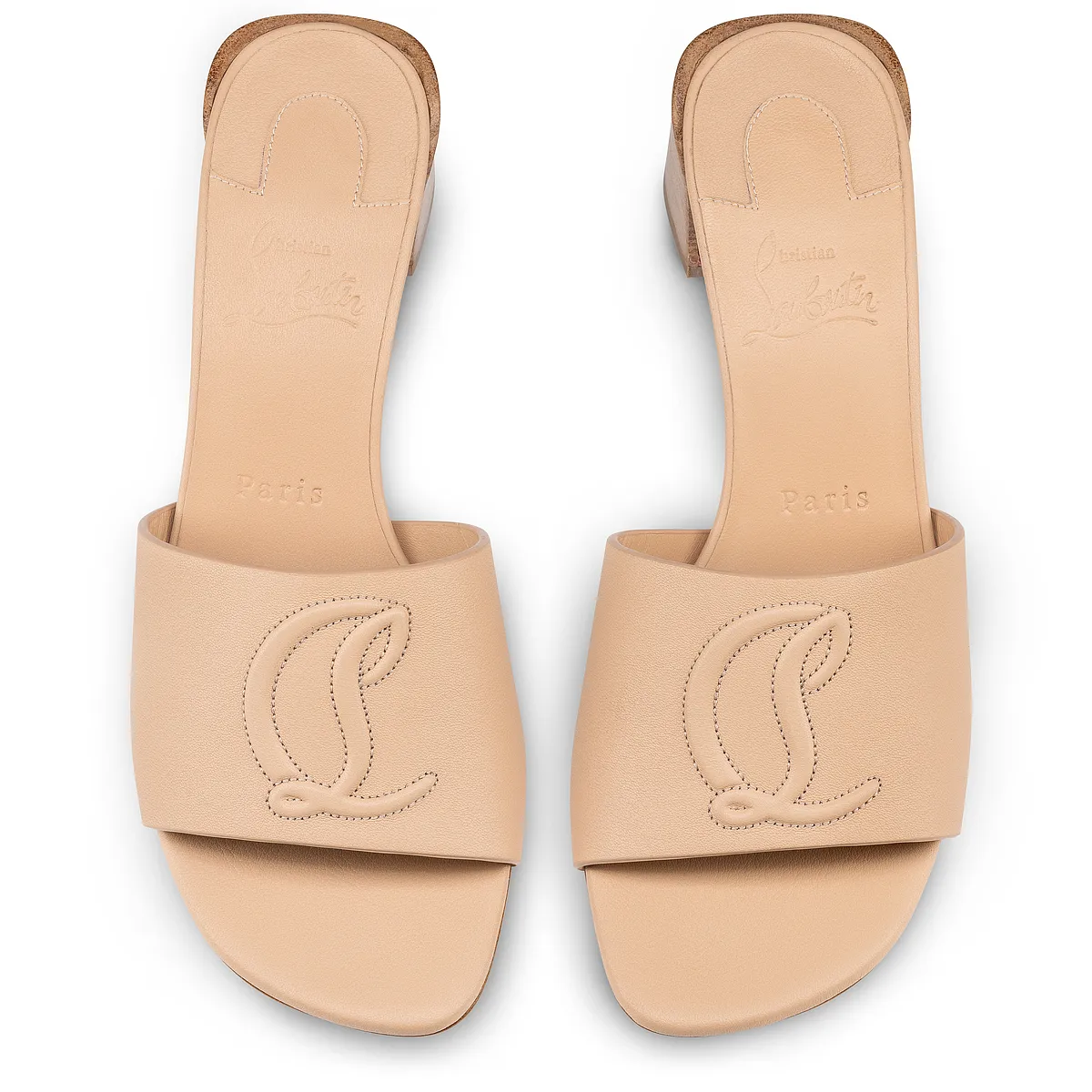 So CL Mule 55 mm Mules sandals - Calf leather - Leche - Women