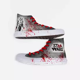 Stop Wars Hand Painted Shoes