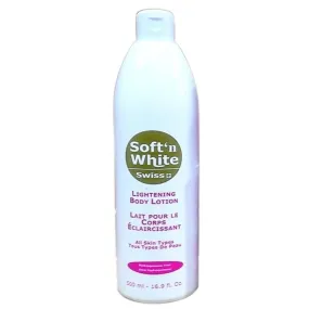 Swiss Soft n White Lait Corporel Clarifiant 500ml