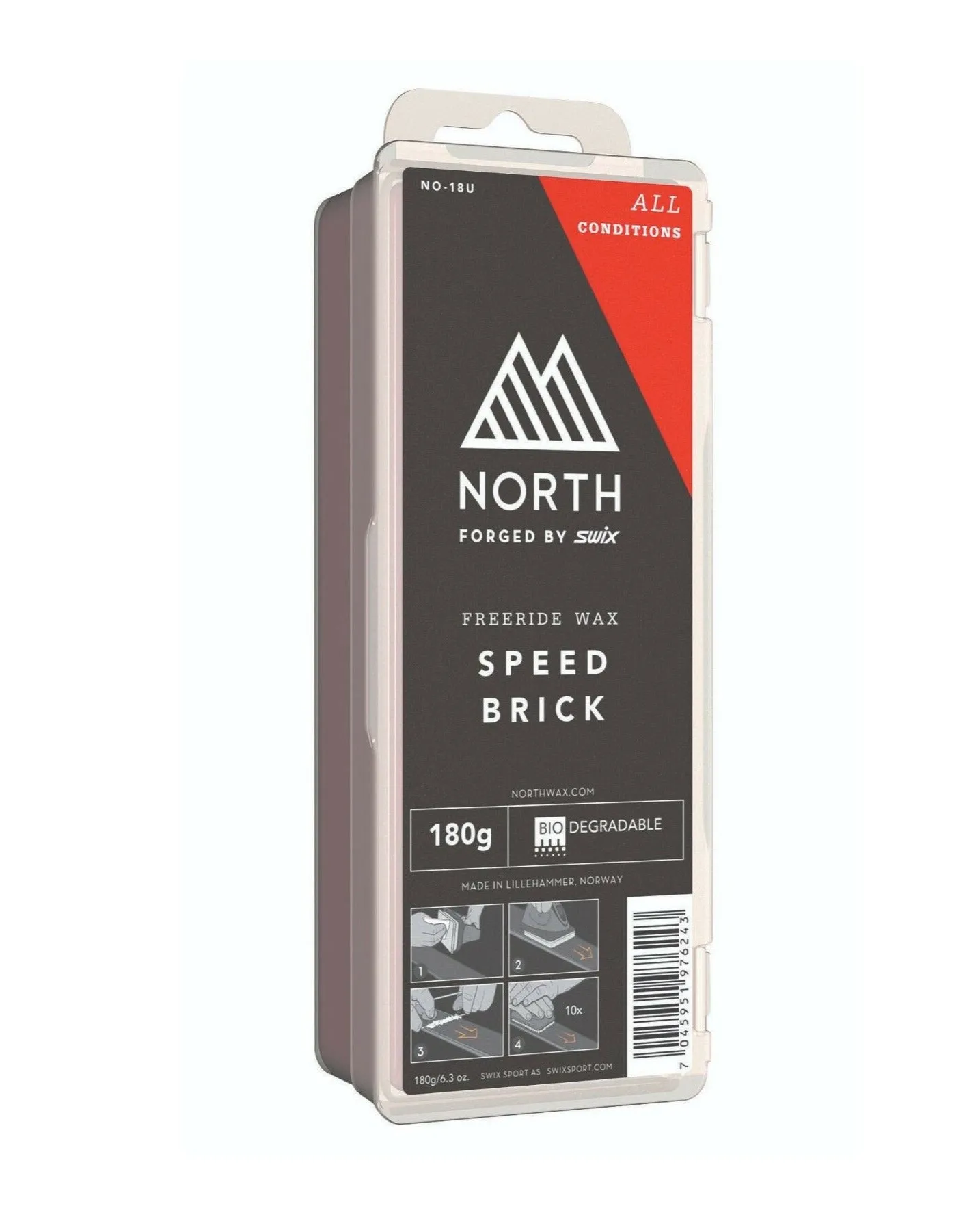 Swix North Speed Brick Snowboard Wax