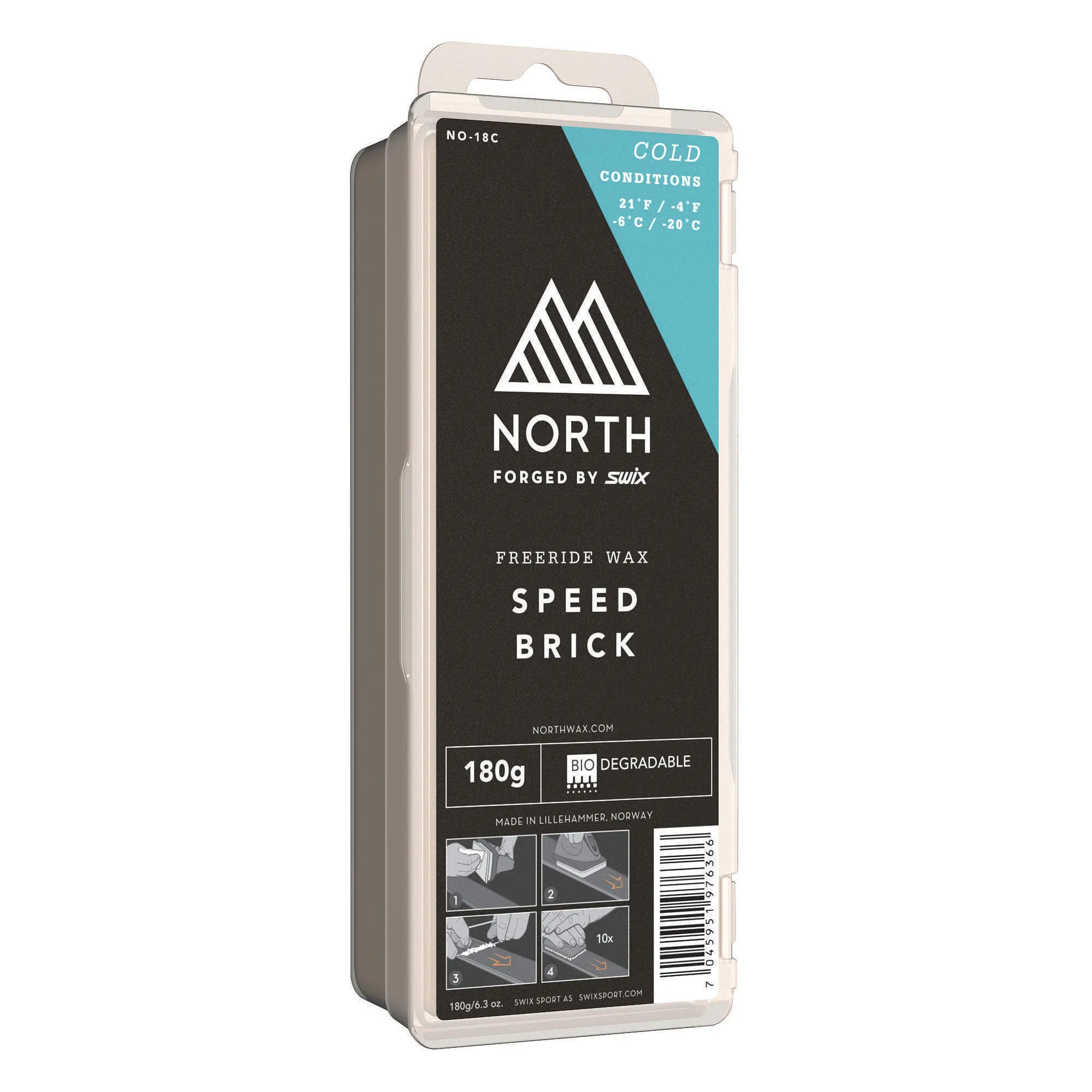 Swix North Speed Brick Snowboard Wax