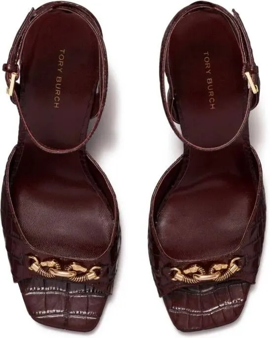 Tory Burch 85mm Jessa wedge sandals Red