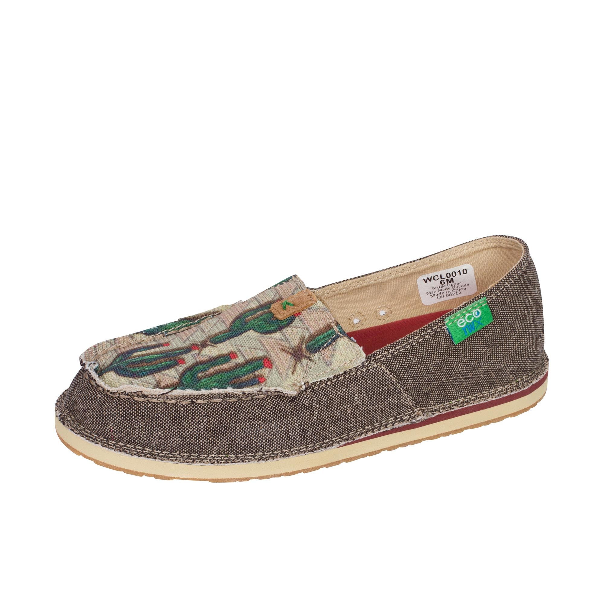 Twisted X Casual Loafers Dust Cactus Print