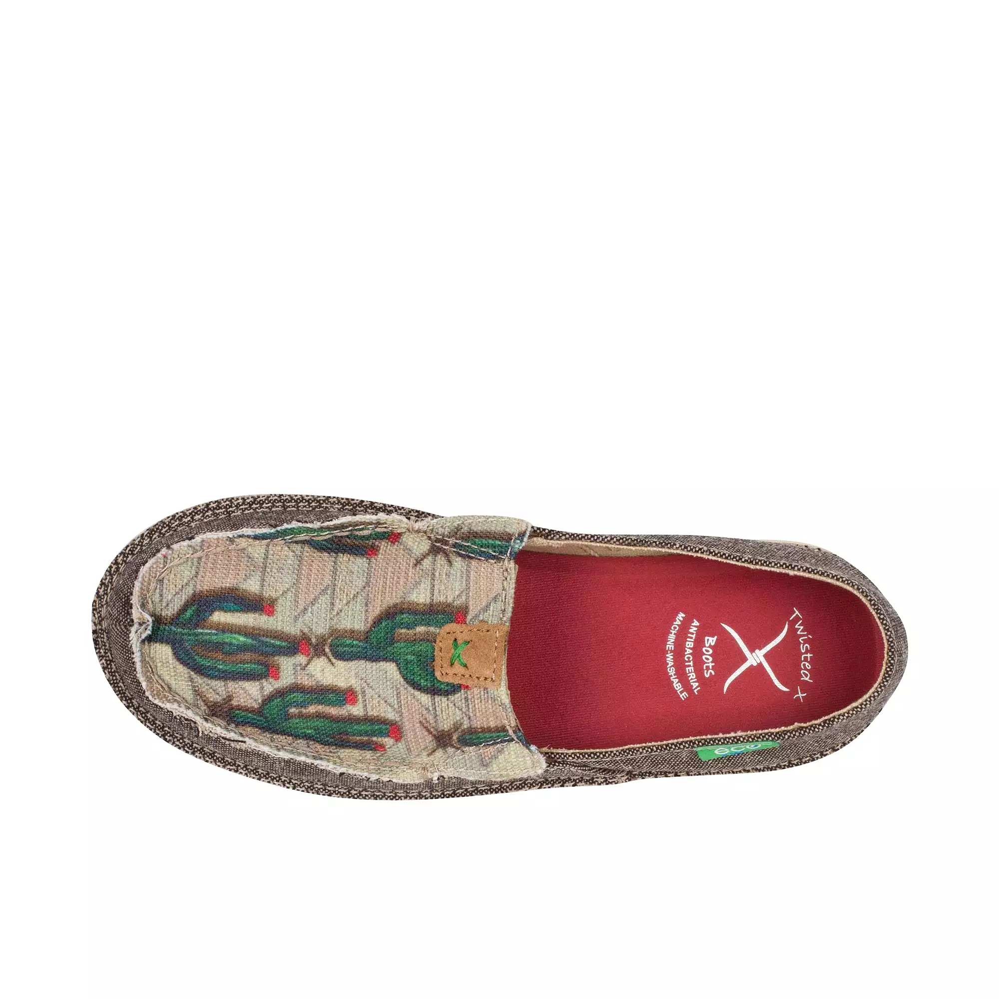 Twisted X Casual Loafers Dust Cactus Print