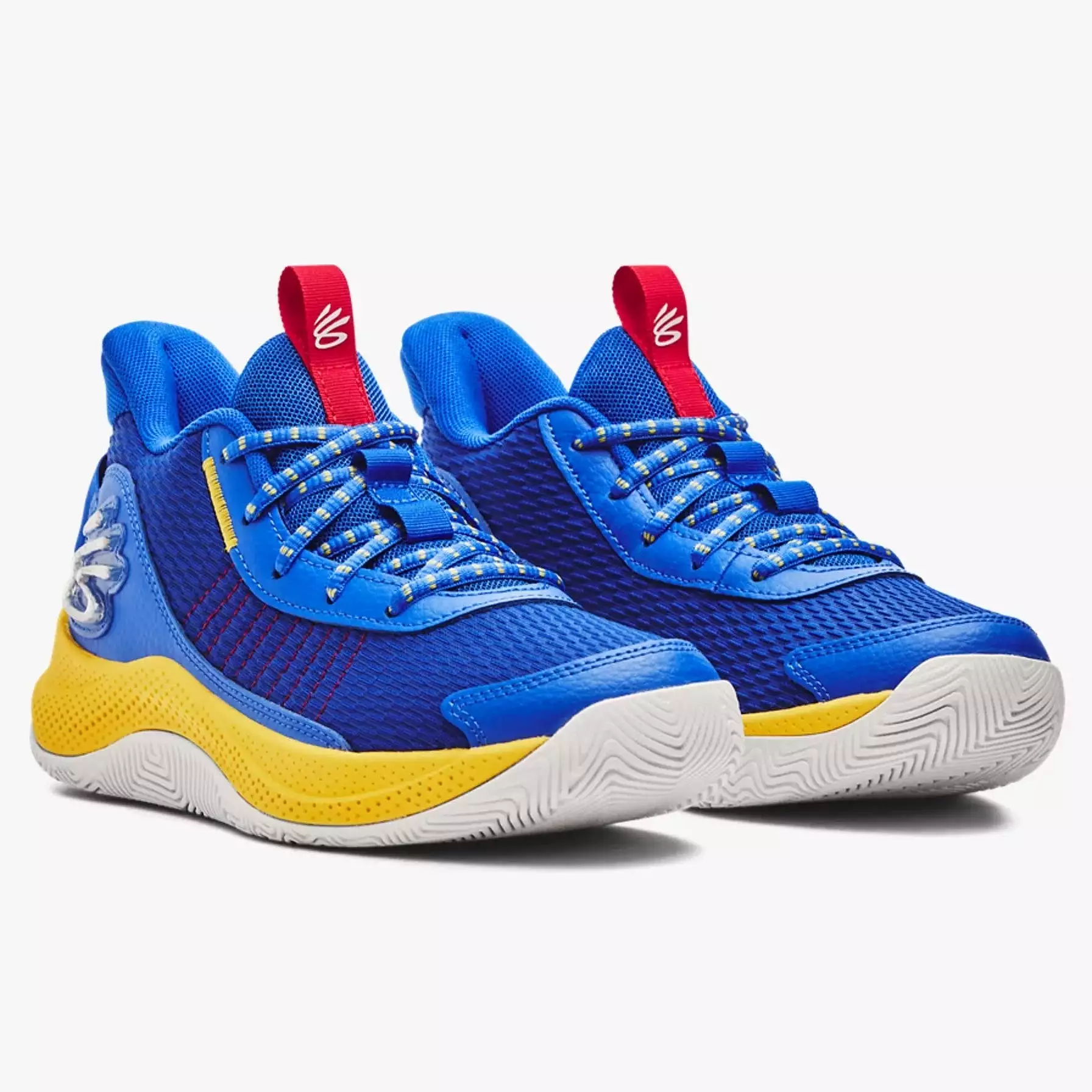 Under Armour Royal/Versa Blue/Taxi Curry 3Z7 Youth Basketball Shoe