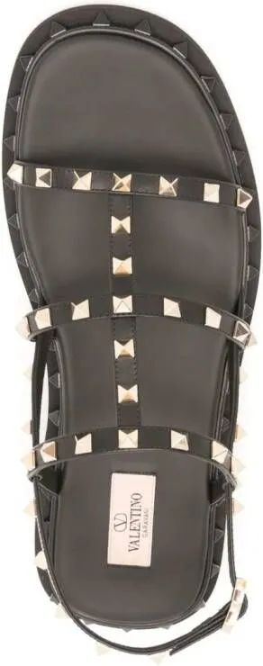 Valentino Garavani Rockstud 35mm leather sandals Black