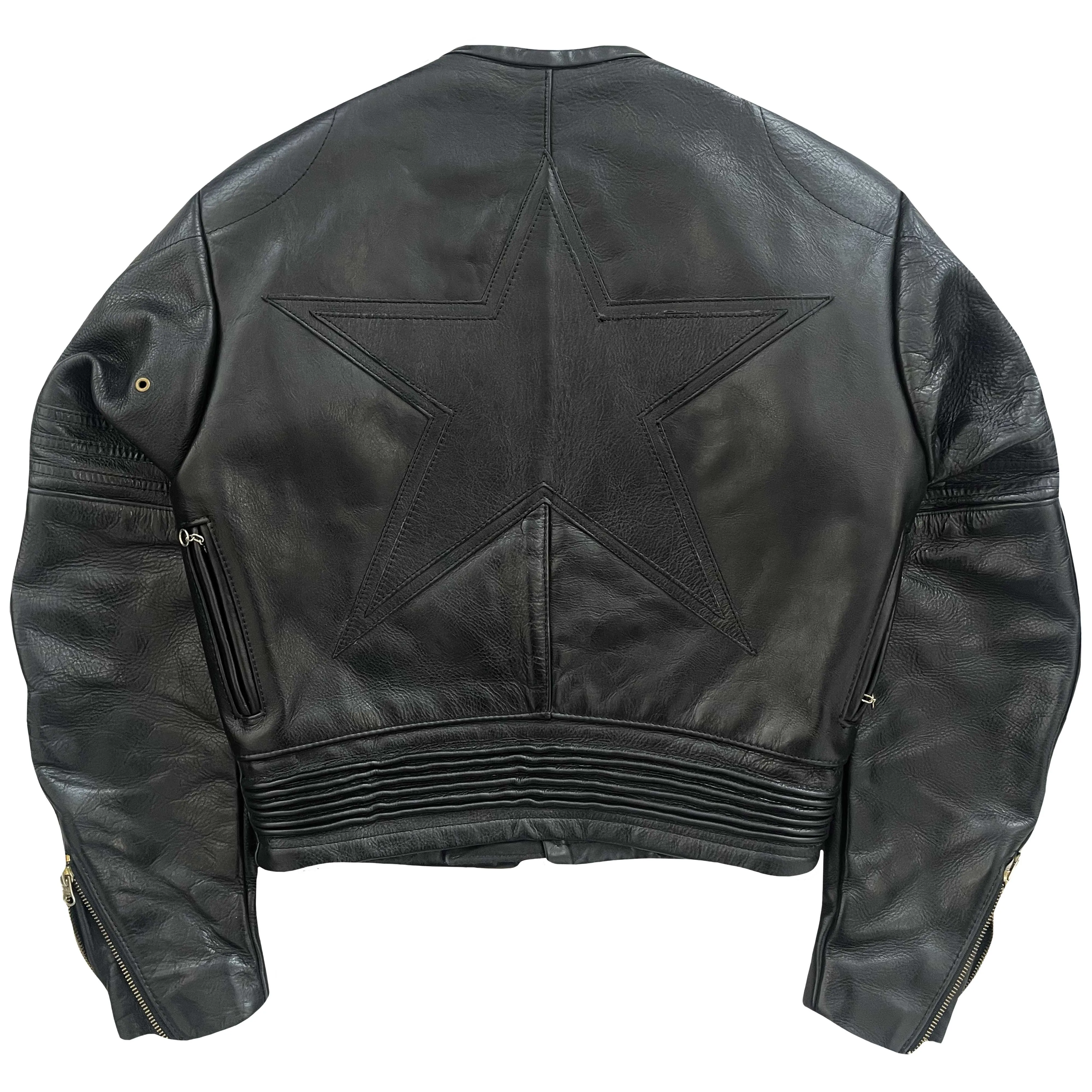 Vanson Leathers 'One Star' Motorcycle Racer Jacket - S