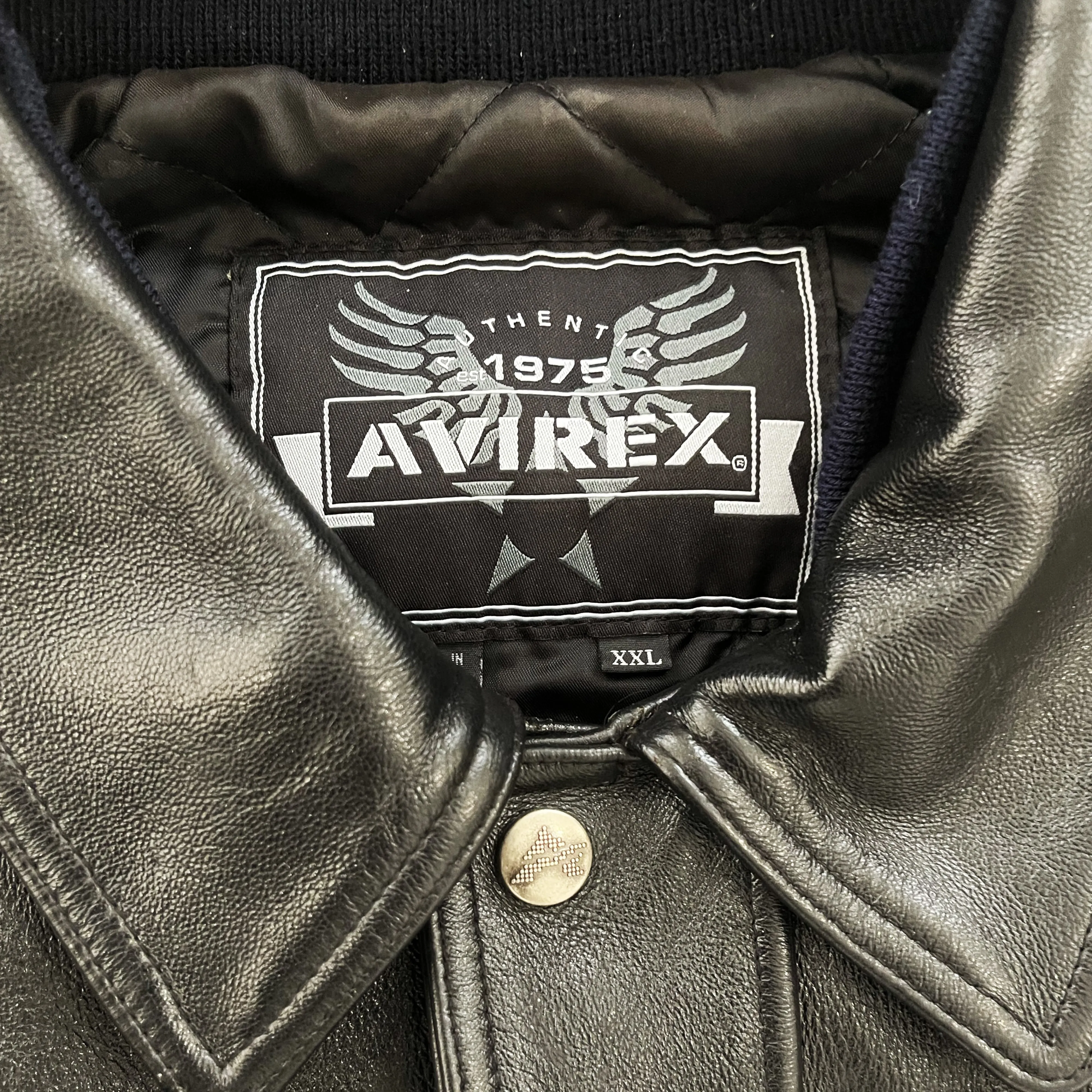 Vintage Avirex Leather Varsity Jacket