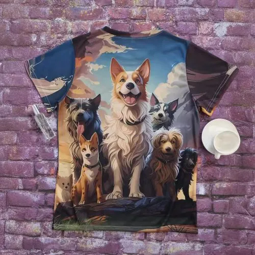 Women's T-shirt Short Sleeve T-Shirts Simple Style Dog