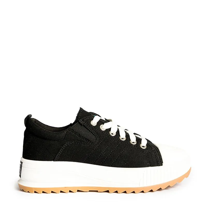 Zapatillas Urbanas North Star Palermo Negro Mujer